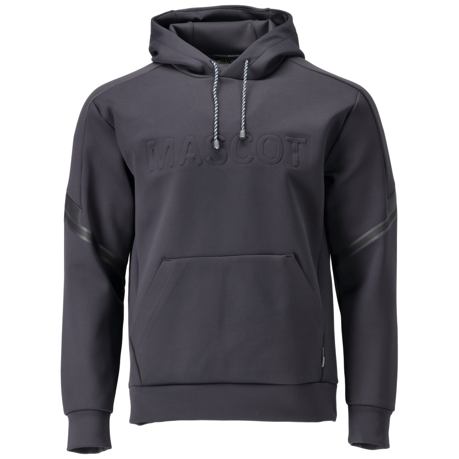 Fleece Kapuzensweatshirt mit MASCOT-Logo Kapuzensweatshirt Größe 2XL, schwarzblau Produktbild img1 L