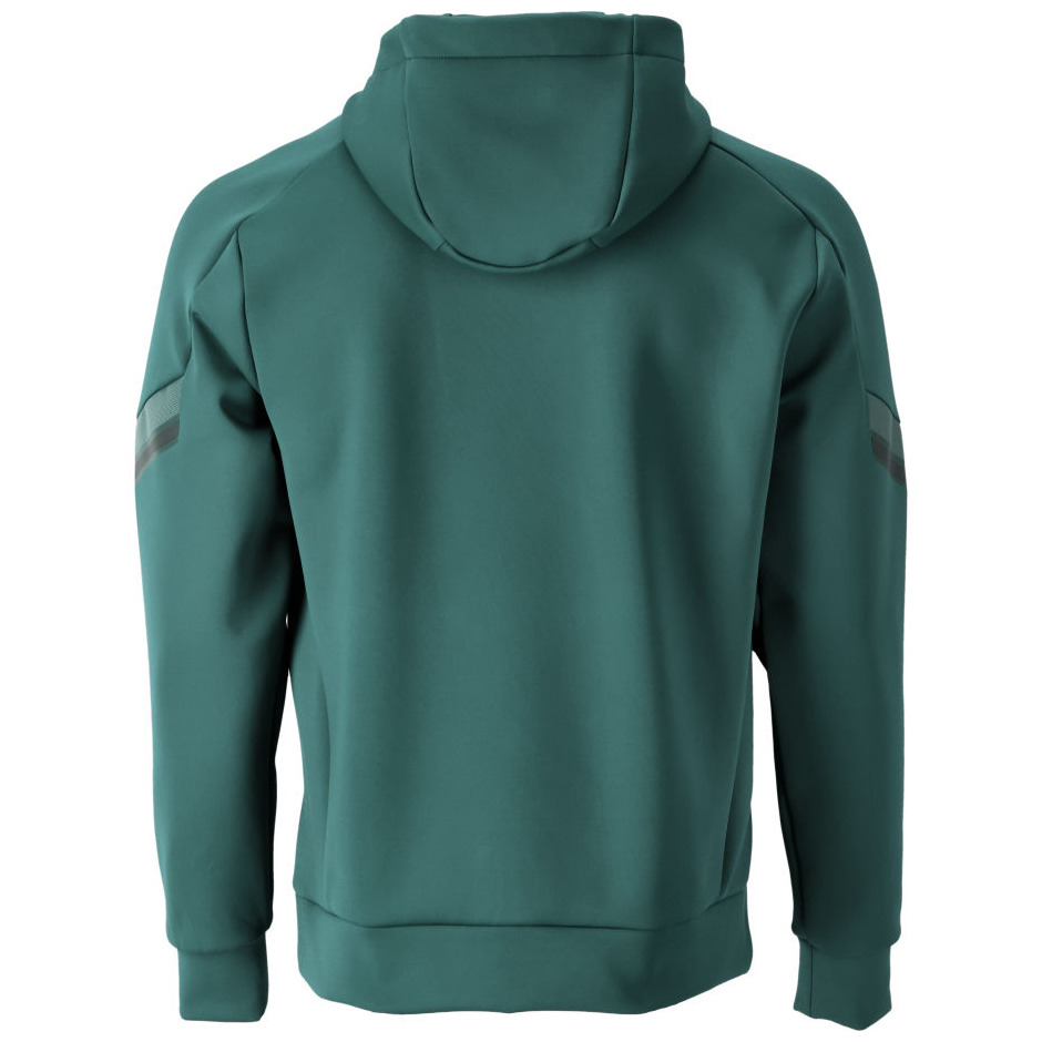 Fleece Kapuzensweatshirt mit MASCOT-Logo Kapuzensweatshirt Größe 2XL, waldgrün Produktbild img4 L