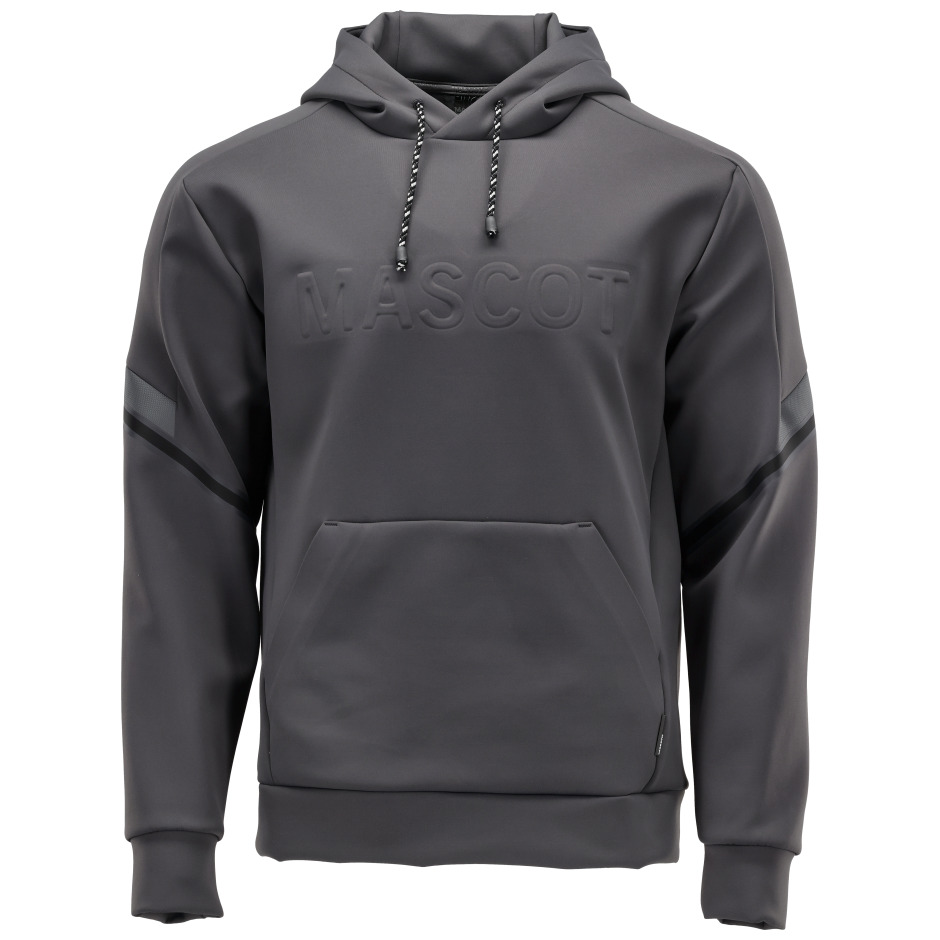 Fleece Kapuzensweatshirt mit MASCOT-Logo Kapuzensweatshirt Größe M, Anthrazitgrau Produktbild img1 L