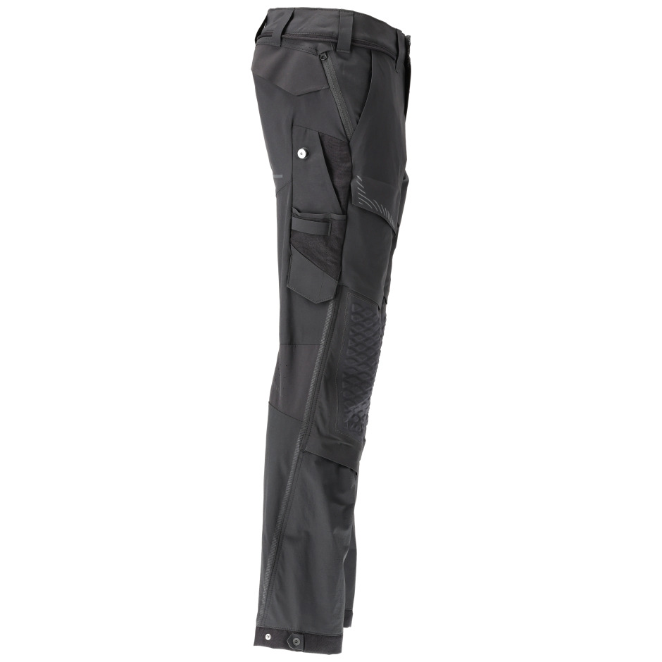 Hose, Knietaschen, Stretch, leicht Hose Größe 76C45, schwarz Produktbild img5 L