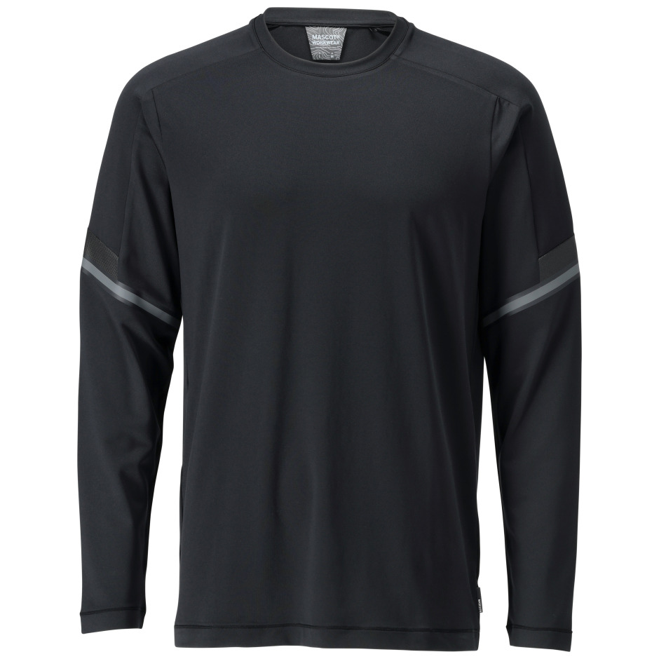 T-Shirt, Langarm, CUSTOMIZED schwarz Gr. S Mascot Produktbild img1 L