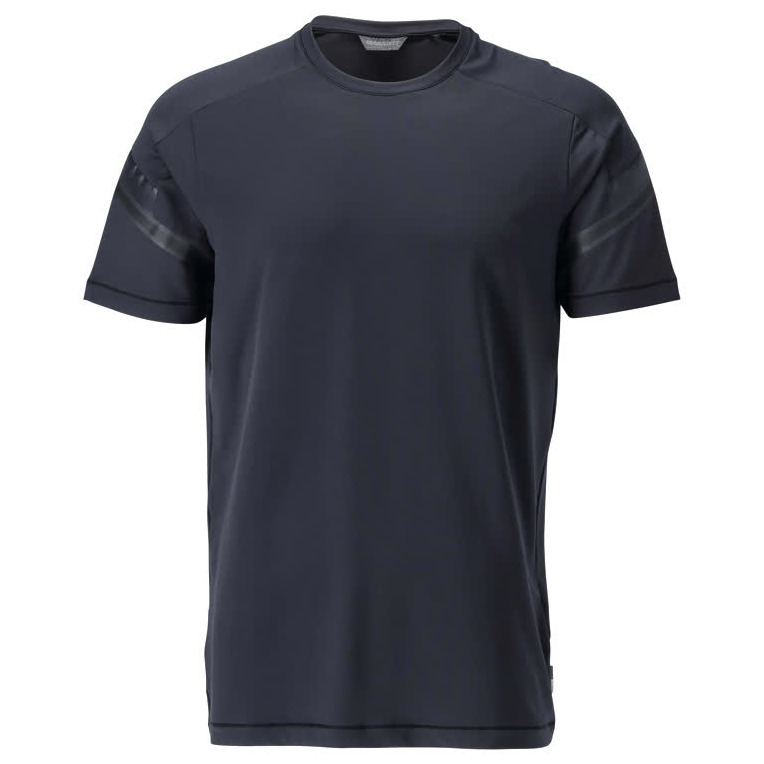 T-Shirt, moderne Passform T-shirt Größe S, schwarzblau Produktbild img1 L