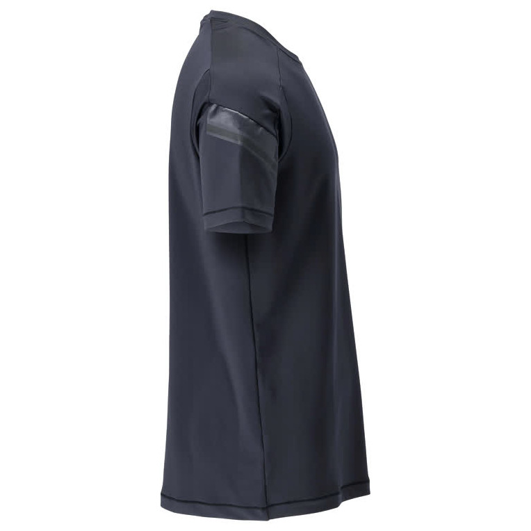 T-Shirt, moderne Passform T-shirt Größe S, schwarzblau Produktbild img5 L