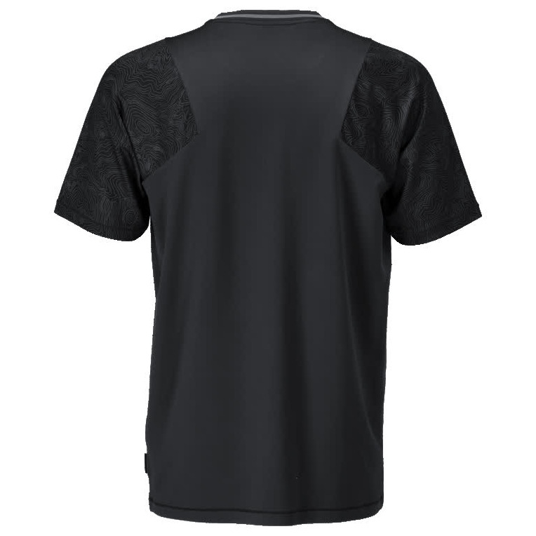 T-Shirt, moderne Passform T-shirt Größe 5XL, schwarz Produktbild img4 L