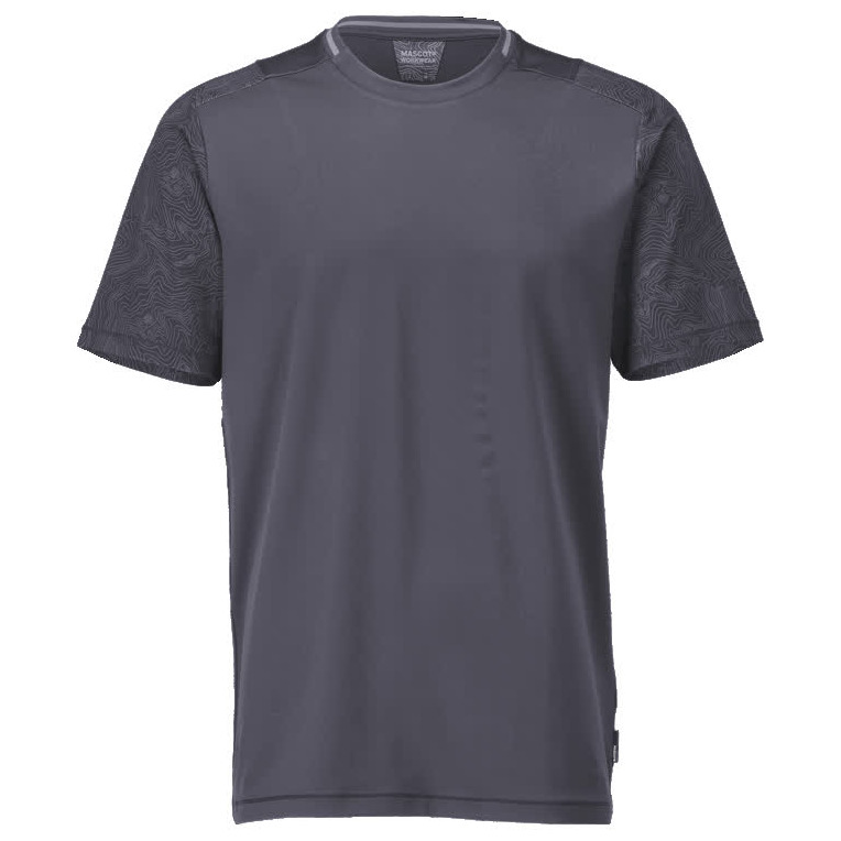 T-Shirt, moderne Passform T-shirt Größe 2XL, Anthrazitgrau Produktbild img1 L