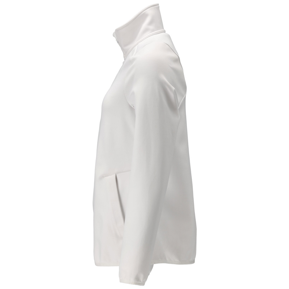 Fleecepullover mit Reißverschluss, Damen Microfleecejacke Größe L, weiss Produktbild img3 L