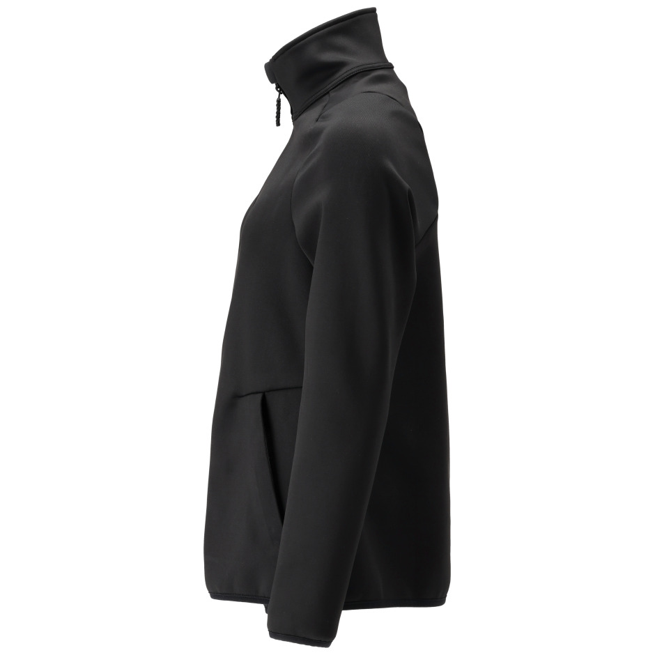 Fleecepullover mit Reißverschluss, Damen Microfleecejacke Größe S, schwarz Produktbild img3 L
