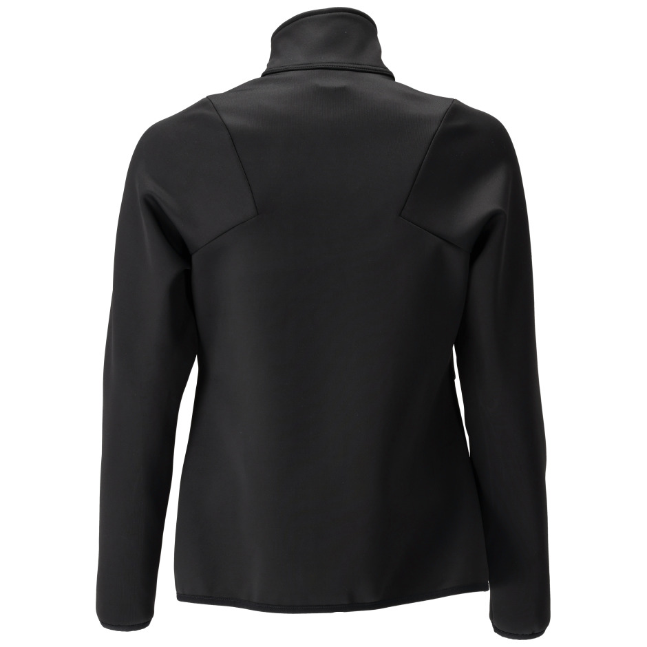 Fleecepullover mit Reißverschluss, Damen Microfleecejacke Größe S, schwarz Produktbild img4 L