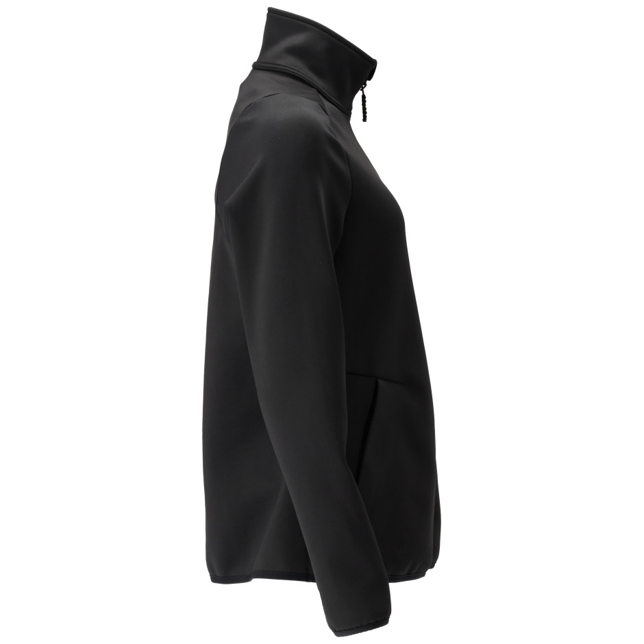 Fleecepullover mit Reißverschluss, Damen Microfleecejacke Größe S, schwarz Produktbild img5 L