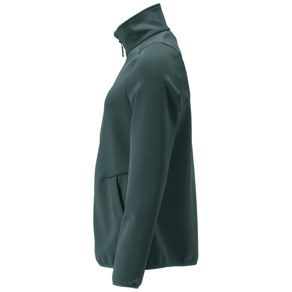 Fleecepullover mit Reißverschluss, Damen Microfleecejacke waldgrün Produktbild img3 L