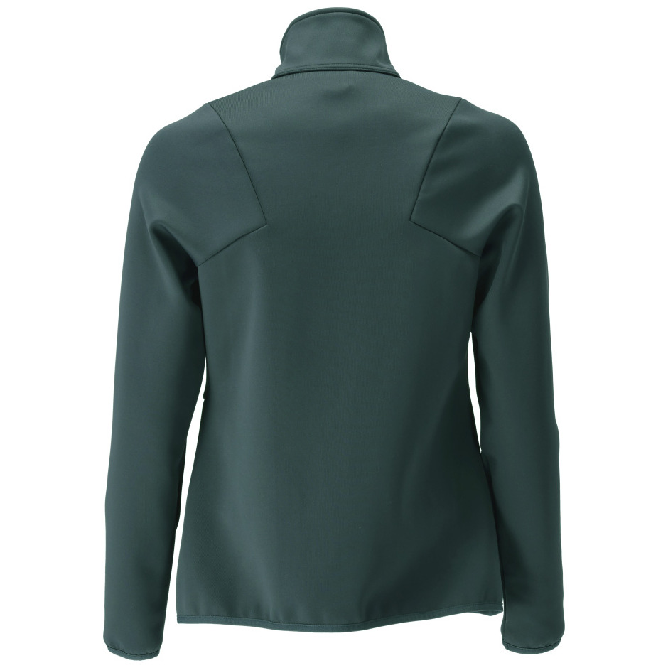 Fleecepullover mit Reißverschluss, Damen Microfleecejacke waldgrün Produktbild img4 L