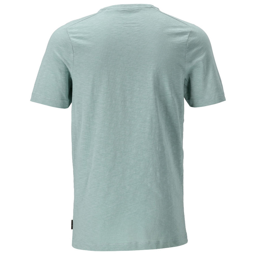 T-Shirt, moderne Passform T-shirt Größe 4XL, staubgrün Produktbild img4 L