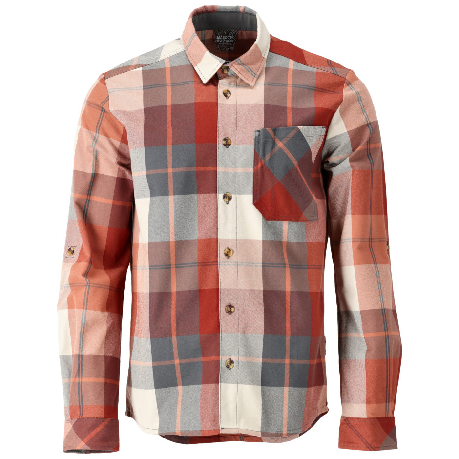 Hemd, kariert Größe 3XL, Herbstrot-kariert Produktbild img1 L