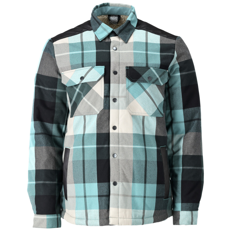 Hemd, kariert, Faserpelz Futter Thermohemd Größe 2XL, Waldgrün-kariert Produktbild img1 L