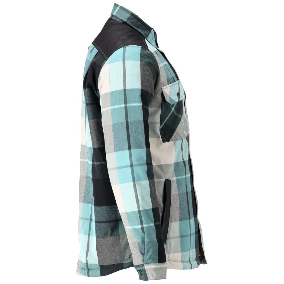 Hemd, kariert, Faserpelz Futter Thermohemd Größe 2XL, Waldgrün-kariert Produktbild img5 L