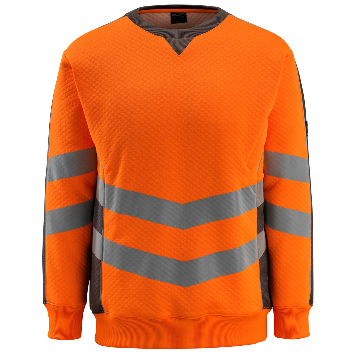 MASCOT® Wigton Sweatshirt Größe 4XL, hi-vis orange/dunkelanthrazit Produktbild img1 L