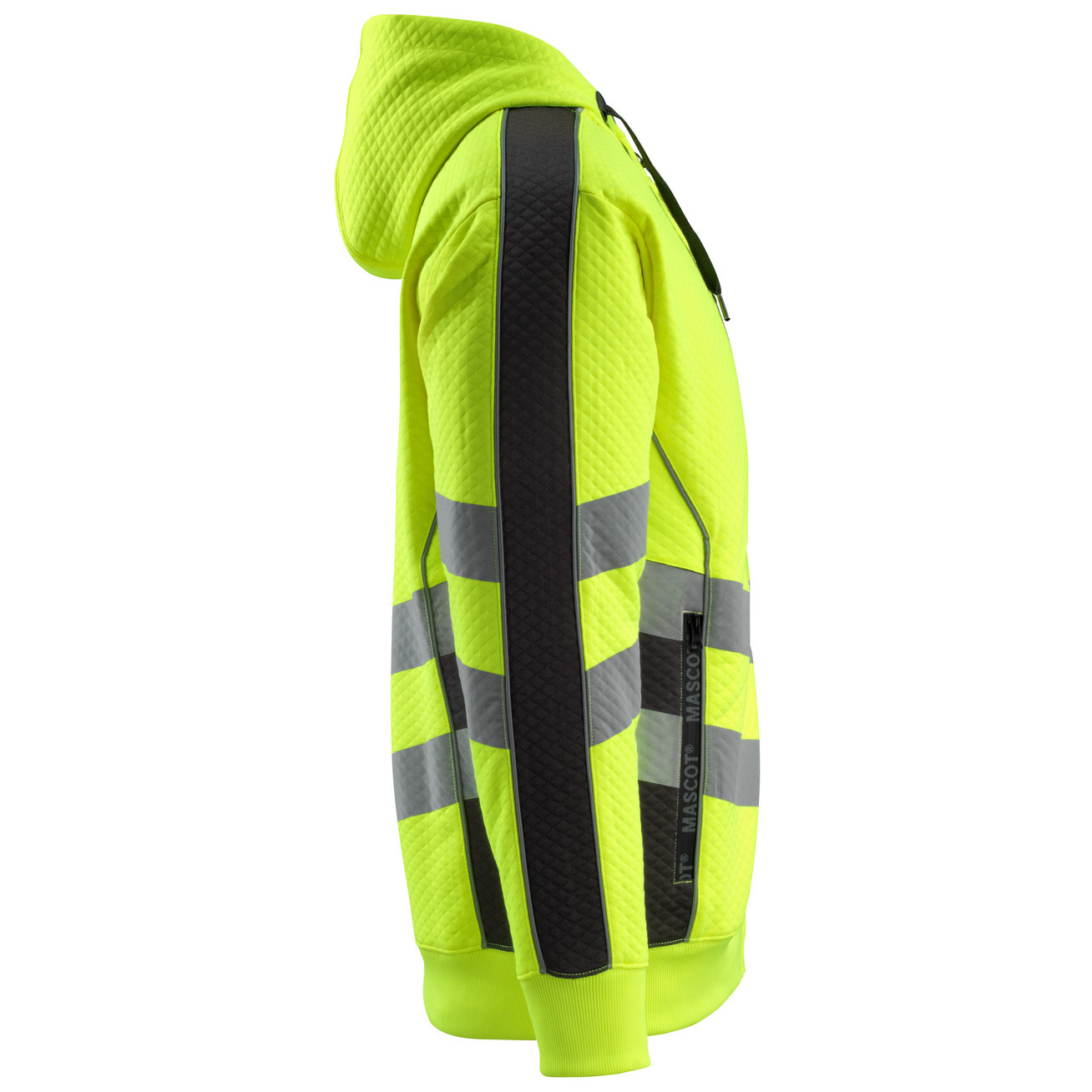 MASCOT® Corby Kapuzensweatshirt Größe 3XL, hi-vis gelb/schwarz Produktbild img5 L