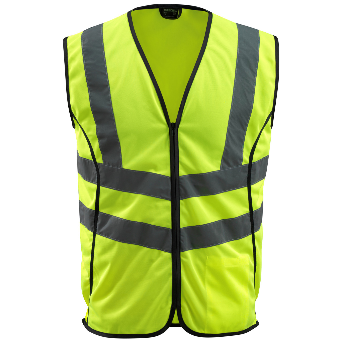 MASCOT® Wingate Verkehrsweste Größe S, hi-vis gelb Produktbild img1 L