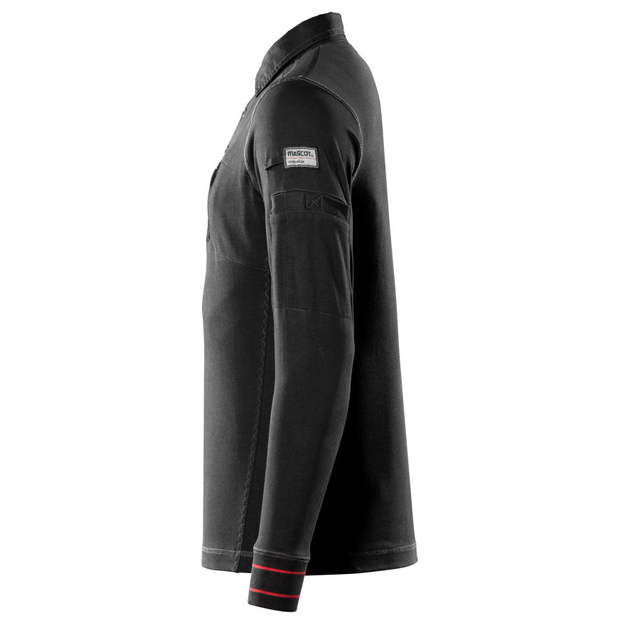 MASCOT® Ios Polo-sweatshirt Größe L, schwarz Produktbild img3 L