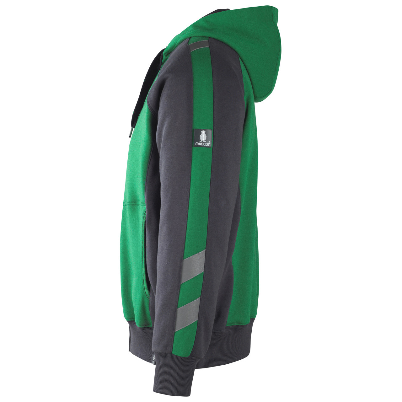 MASCOT® Wiesbaden Kapuzensweatshirt Größe S, grün/schwarz Produktbild img3 L