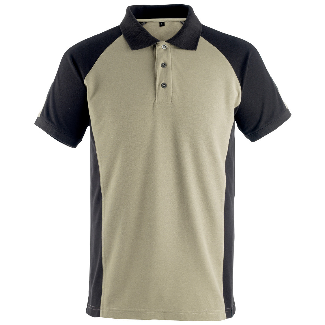 MASCOT® Bottrop Polo-shirt Größe S, hellkhaki/schwarz Produktbild img1 L