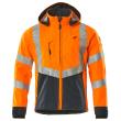 Blackpool Softsh.-Jacke orange/schwarzblau, 2XL Mascot Produktbild img1 S