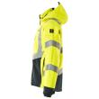 MASCOT® Blackpool Soft Shell Jacke Größe S, hi-vis gelb/schwarzblau Produktbild img3 S
