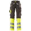 MASCOT® Leeds Hose Größe 82C52, dunkelanthrazit/hi-vis gelb Produktbild img4 S