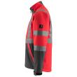 MASCOT® Kiama Soft Shell Jacke Größe 2XL, hi-vis rot/dunkelanthrazit Produktbild img3 S