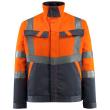 MASCOT® Forster Arbeitsjacke Größe S, hi-vis orange/schwarzblau Produktbild img1 S