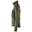 Fleecepullover mit Reißverschluss Microfleecejacke Größe XL, mossgrün/schwarz Produktbild img3 S