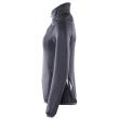 Fleecepullover mit kurzem Zipper, Damen Microfleecejacke Größe L, schwarzblau Produktbild img3 S