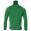Strickpullover mit Reißverschluss Strickjacke Größe 4XL, grasgrün/grün Produktbild img4 S