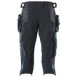 Dreiviertel-Hose, Hängetaschen, Stretch Handwerker-Dreiviertel-Hose Größe C54, schwarzblau Produktbild img4 S