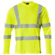 T-Shirt, V-Ausschnitt, lange Ärmel T-shirt Größe 4XL, hi-vis gelb Produktbild img1 S
