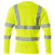 T-Shirt, V-Ausschnitt, lange Ärmel T-shirt Größe 4XL, hi-vis gelb Produktbild img4 S