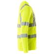 T-Shirt, V-Ausschnitt, lange Ärmel T-shirt Größe 4XL, hi-vis gelb Produktbild img5 S