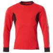 Sweatshirt, moderne Passform verkehrsrot/schwarz,  2XLONE Mascot Produktbild img2 S