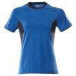 T-Shirt, Damen Damen T-shirt Größe 4XLONE, azurblau/schwarzblau Produktbild img1 S