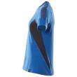T-Shirt, Damen Damen T-shirt Größe 4XLONE, azurblau/schwarzblau Produktbild img3 S