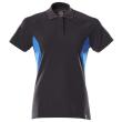 Polo-Shirt, Damen schwarzblau/azurblau,  2XLONE Mascot Produktbild img1 S
