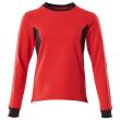 Sweatshirt, Damen Sweatshirt Größe XS ONE, verkehrsrot/schwarz Produktbild img1 S