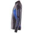 Sweatshirt Reißverschluss schwarzblau/azurblau,  2XLONE Mascot Produktbild img3 S