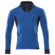 Sweatshirt mit Kapuze, moderne Passform Sweatshirt mit Reißverschluss Größe XL ONE, azurblau/schwarzblau Produktbild img1 S
