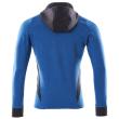 Sweatshirt mit Kapuze, moderne Passform Sweatshirt mit Reißverschluss Größe XL ONE, azurblau/schwarzblau Produktbild img4 S