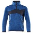 Fleecepullover Kinder azurblau/schwarzblau,  104 Mascot Produktbild img1 S