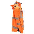 Hard Shell Jacke mit leichtem Futter Jacke Größe L, hi-vis orange/schwarzblau Produktbild img5 S