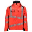 Hard Shell Jacke mit leichtem Futter Jacke Größe 4XL, Hi-vis rot/schwarzblau Produktbild img1 S