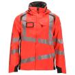 Hard Shell Jacke mit leichtem Futter Jacke Größe 4XL, hi-vis rot/dunkelanthrazit Produktbild img1 S