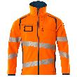 Soft Shell Jacke Soft Shell Jacke Größe 3XL, hi-vis orange/dunkelpetroleum Produktbild img1 S